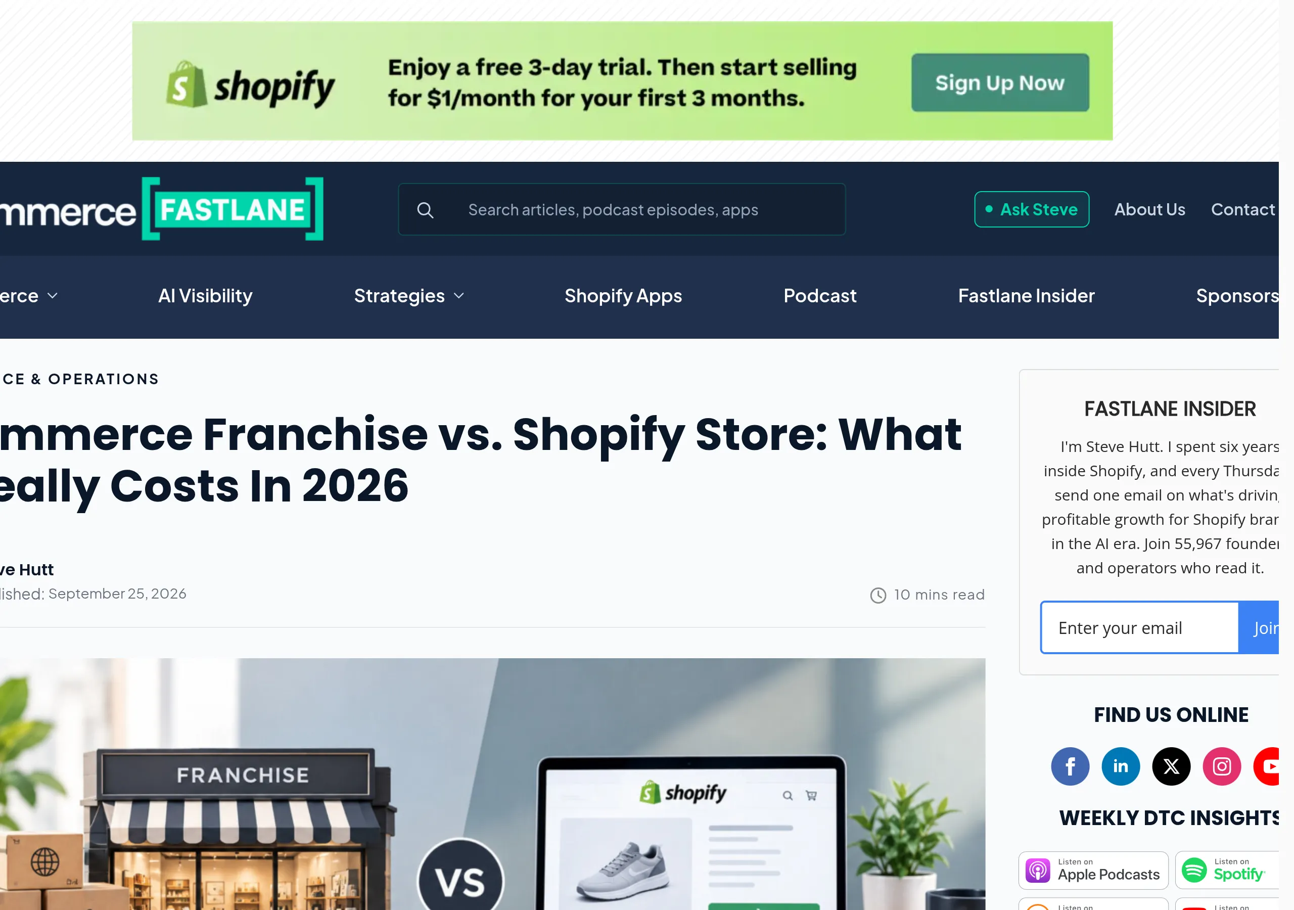 Shopify 2026年真实成本对照